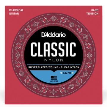 Corde Classica D`Addario EJ27H Classic nylon hard 28,5-44