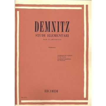 Demnitz Studi elementari per clarinetto
