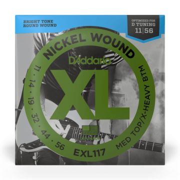 Corde elettrica D`Addario EXL117 nickel wound medium 11-56