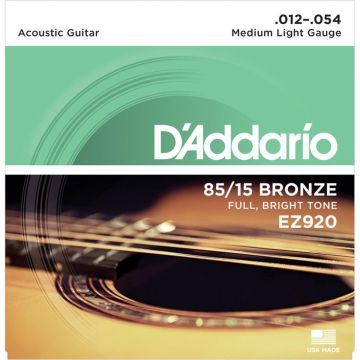Corde D`Addario EZ920 chitarra acustica bronzo  85/15