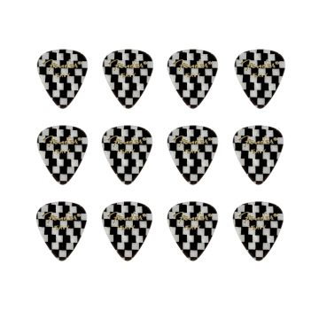 Blister plettri Fender 351 shape Premium checker heavy 12pz