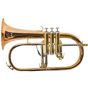 Flicorno Soprano Jubal FL-665L campana red brass laccato