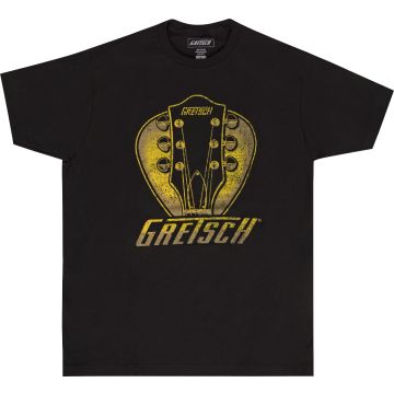 T-Shirt Gretsch Headstock pick black L