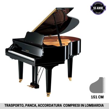 Yamaha GB1 Silent SC3 nero Pianoforte a Coda