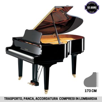 Pianoforte coda Yamaha GC2 nero lucido