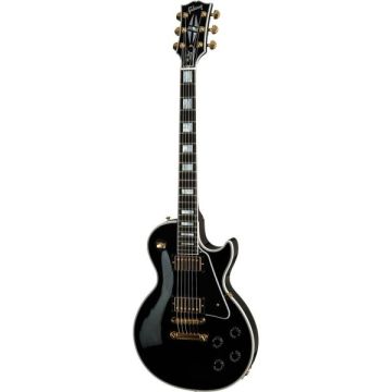 Gibson Les Paul Custom with Ebony Fingerboard gloss ebony con custodia
