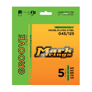 Markbass Groove medium light 45-125 nickel 5-corde