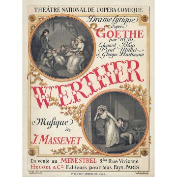 J. Massenet Werther opera completa per canto e pianoforte 