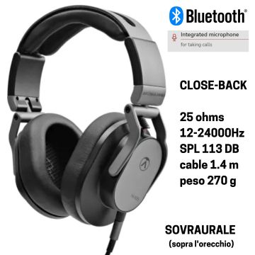 Cuffia bluetooth Austrian Audio HI-X25BT CLOSED 25 Ohm con microfono