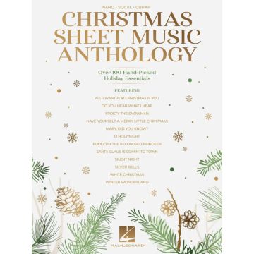Christmas Sheet Music Antology per Piano, Chitarra e Voce
