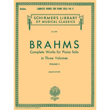 J.Brahms Opere complete per Piano Vol.2