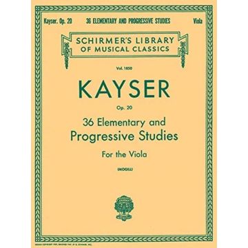 H.E. Kayser 36 Elementary and Progressive Studies 