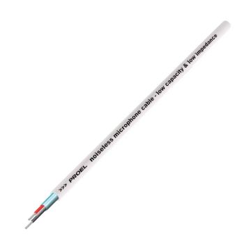 Cavo mic. bilanciato Proel HPC80 al mt.per installazione 2x0.22 mm2 white
