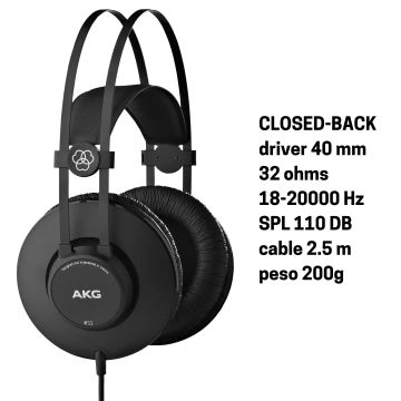 Cuffia AKG K52 CLOSED 