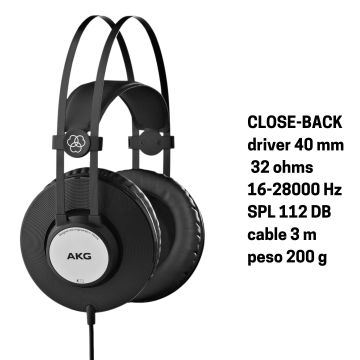 Cuffia AKG K72 monitor CLOSED black 