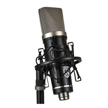 Lauten Audio LA-220 microfono con sospensione elastica nero