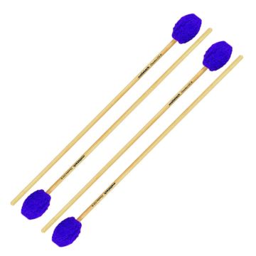 Mallets Malletech Chamber hard marimba q uadriglia birch purp