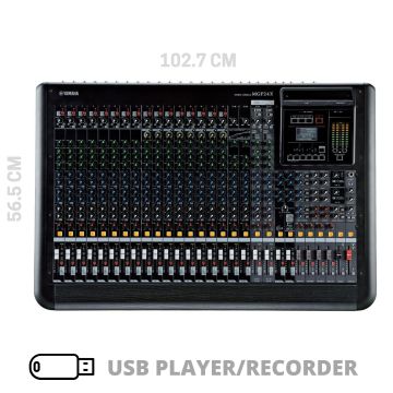 Mixer Yamaha MGP32X con effetti e USB - 24Mic/4Stereo