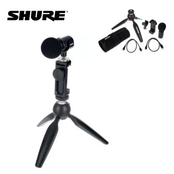 Video kit Shure MV88+ Motiv microfono condensatore con treppiede per smartphone