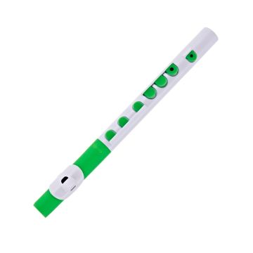 Flauto Nuvo Toot 2.0 corpo in abs bianco verde con borsa