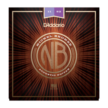 Corde D`Addario chitarra acustica NB1152 nickel bronze 11-52