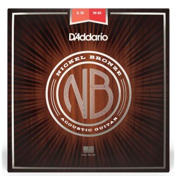 Corde Acustica D'Addario NB1356 nickel bronze medium 13-56