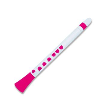 Clarinetto Nuvo Dood 2.0 corpo in abs bianco rosa con borsa