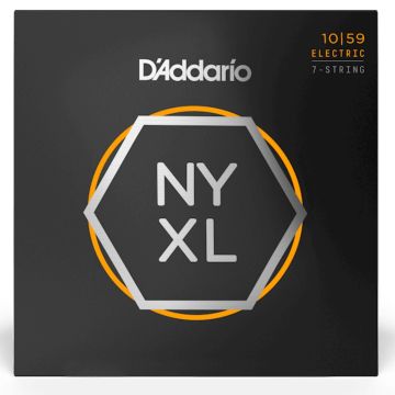 Corde elettrica 7 corde D`Addario NYXL1059 nickel wound regular light 10-59