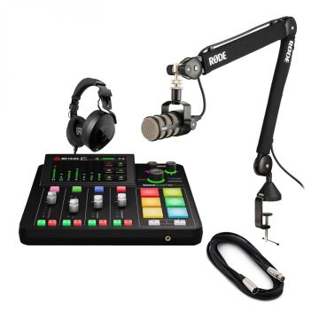 Rode RØDECaster Duo Solo Podcasting bundle