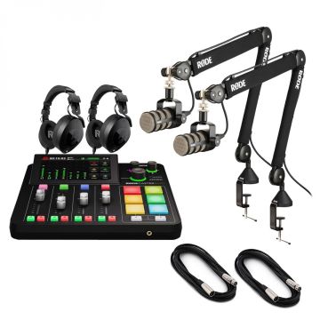 Rode RØDECaste Duo Two-Person Podcasting bundle