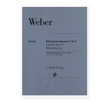 Weber Clarinet concerto no.1 in F minor Op.73 Piano reduction