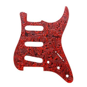 Battipenna Righton Pickguard-S Stratocaster red floral