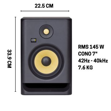 Monitor KRK ROKIT RP7 G4 7" 145w