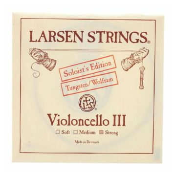 Corda Violoncello 4/4 Larsen SOL III strong Soloist's edition acciaio/tungsten