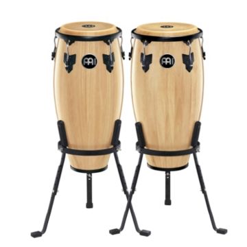 Congas 10"+11" Meinl Headliner natural stand