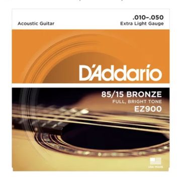D'Addario EZ900 85/15 Bronze Extra Light 10-50