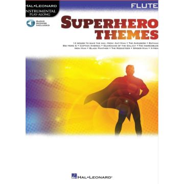 Superheroes themes Flauto libro e audio online 
