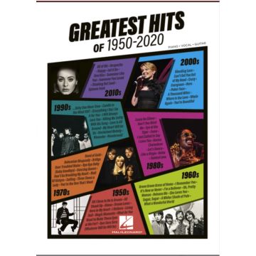 Greatest Hits of 1950-2020 per piano voce e chitarra 