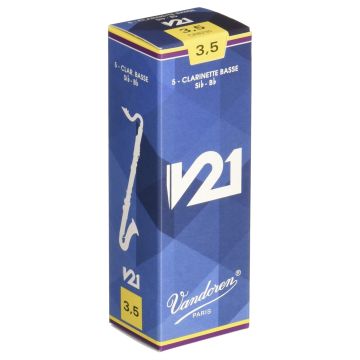 Vandoren V21 n.3.5 5pz Ance Clarinetto Basso 