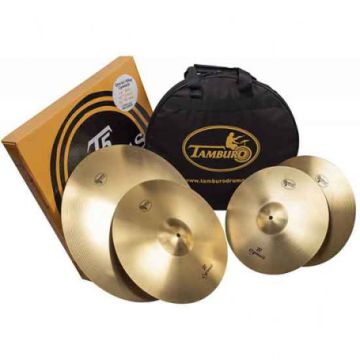 Set Piatti Tamburo T5 HH 14" Crash 16" Ride 20" con borsa