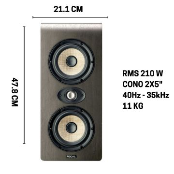 Monitor Focal SHAPE TWIN 2X5" 210w