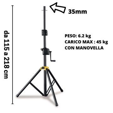 Supporto Casse Hercules SS700 B con manovella