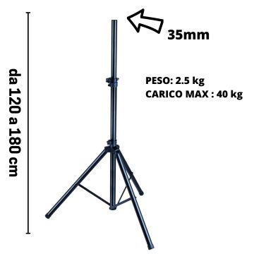 Supporto Casse Soundsation SSPS-70-BK