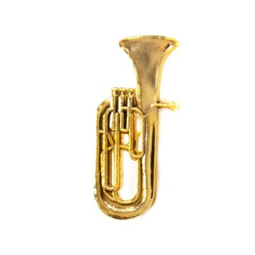 Spilla AimGifts Tuba Upright gold 