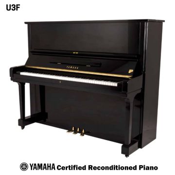 PIANOFORTE U3F RICONDIZIONATO CERTIFICATO YAMAHA NERO LUCIDO SN1111872
