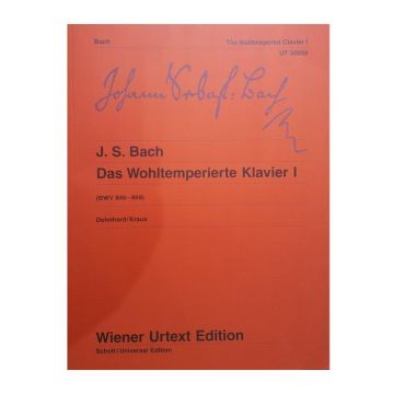 Bach Il Clavicembalo Ben Temperato 1 ed. Wiener Urtext
