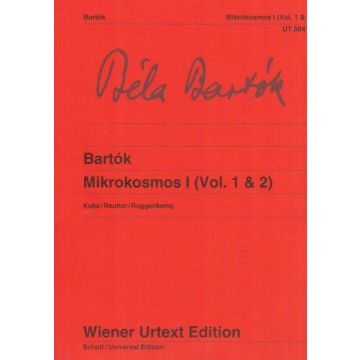 Bartok Mikrokosmos I Vol. 1 e 2 Ed. Wiener Urtext 