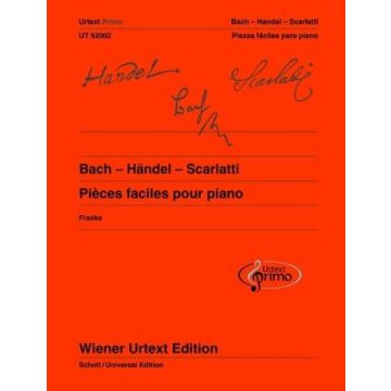Bach/Handel/Scarlatti Pieces faciles per pianoforte UT52002