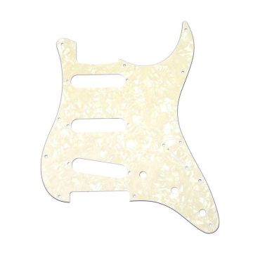 Battipenna Parts Planet tipo Stratocaster 11 fori white pearl