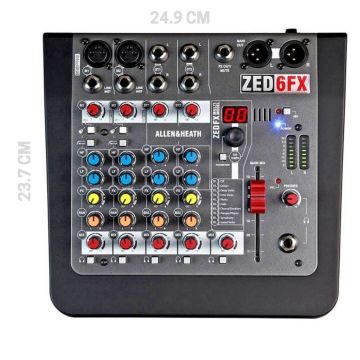 Allen&Heat ZED-6FX mixer